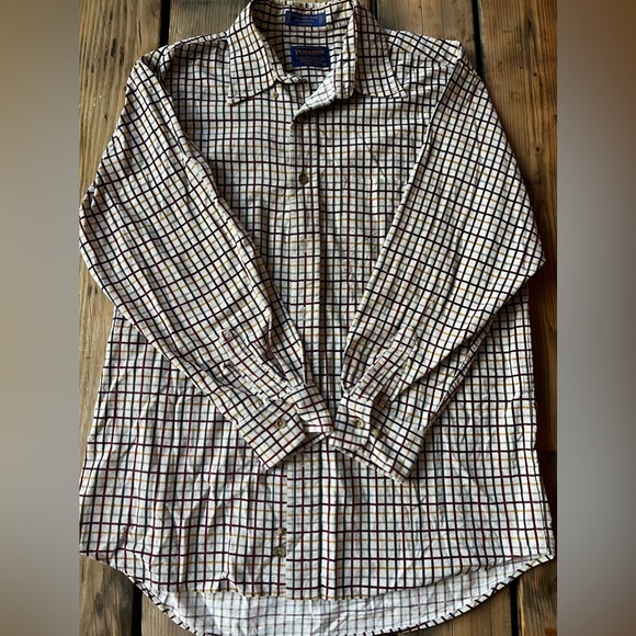 Pendleton Other - Vintage Pendleton Button Down Striped Shirt Size M